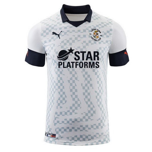 Luton Town Trikot Auswarts 2019-20 Weiß Fussballtrikots Günstig